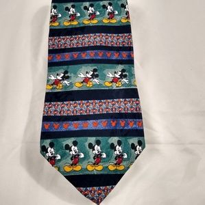 Mickey mouse silk tie